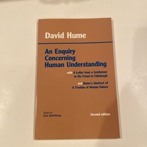 “An Enquiry Concerning Human Understanding,” Paperback